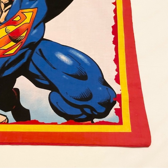 Superman Comic Pillowcase Homemade 16.5” x 16” Pillow Case - Picture 5 of 16